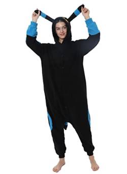 Relaxo Kostüm Evoli Onesie Einteiler Jumpsuit Tier Relax Kostuem Damen Herren Pyjama Fasching Halloween Schlafanzug Cosplay Erwachsene Karneval HeiYB M von RANSUU