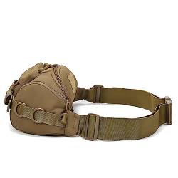 Taktische Hüfttasche im Militär-Tarnmuster, Schulter-Crossbody-Gürteltasche, ideal for Training, Klettern und Aufbewahrung von Outdoor-Ausrüstung (Color : Cb, Size : 29x11x17cm) von RASPIO