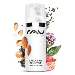 RAU Cosmetics Bakuchiol Sensitive Day Cream 50 ml - Retinol Creme Gesicht (Bakuchiol) - Leichte Tagescreme - Gesichtspflege für reife Haut & unreine Haut - Anti Aging Creme von RAU Cosmetics