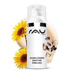 RAU Cosmetics Enzympeeling Sunflower Enzyme Peeling 50 ml - Gesichtspeeling für die Gesichtsreinigung - Chemisches Peeling auf Enzym Basis mit Sonnenblumenöl, Vitamin C und Vitamin E von RAU Cosmetics