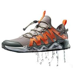 RAX Herren Schnell Trocknende rutschfeste Aqua Wasser Wanderschuhe, Orange (Orange), 41.5 EU von RAX