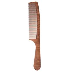 Kamm Birne Holz Frisierkamm Kopfhaut Massagespitze Schwanz Breitzahnkamm Haarstyling Anti Verheddern Statische Haarbürste Kämme aus Holz (Color : 4) von RAZZUM