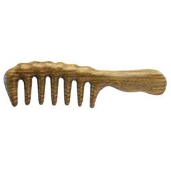 Kamm-Haarentfernung, Bartkämmen, schwarzes lockiges Haar Kämme aus Holz von RAZZUM