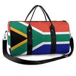 RBAZYFXUJ Reisetasche, Siamesische Thai Katze Mandala Reise Handtasche Handgepäck Tasche für Männer Frauen, Flagge Südafrikas, Einheitsgröße von RBAZYFXUJ