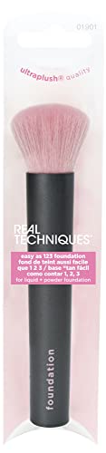 REAL TECHNIQUES Easy As 123 Foundation-Pinsel Schwarz von REAL TECHNIQUES