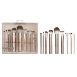 Real Techniques Au Naturale Make-up-Pinsel-Set, für flüssige, cremige und pudrige Foundation, Lidschatten, Rouge und Konturen, hochwertige Gesichtspinsel, tierversuchsfrei, synthetische Borsten, von REAL TECHNIQUES