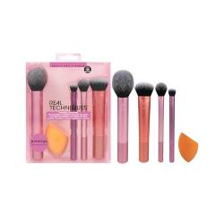 Real Techniques Everyday Essentials + Make-up-Schwamm-Set, Make-up-Pinsel und Make-up-Mixer-Schwamm, für Foundation, Rouge, Bronzer, Lidschatten und Puder, 5-teiliges Set von REAL TECHNIQUES