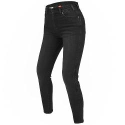 REBELHORN Classic III Lady MotorradJeans Damen | Aramidfaser Futter | SAS-TEC Knie und Hüftprotektoren | Skinny Fit von REBELHORN