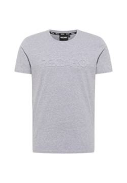 RECARO T-Shirt Embossed | Herren Shirt, Rundhals | 100% Baumwolle | Made in Europe, Farbe:Gray, Größe:XL von RECARO