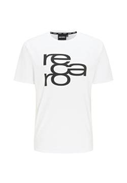 RECARO T-Shirt Retro | Herren Shirt, Rundhals | 100% Baumwolle | Made in Europe, Farbe:White, Größe:M von RECARO