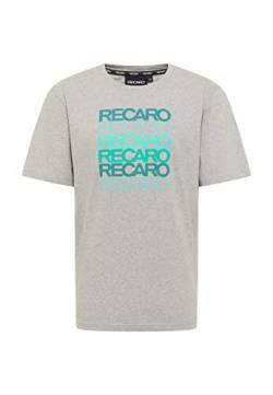 RECARO T-Shirt Spektrum | Herren Shirt, Rundhals | 100% Baumwolle | Made in Europe, Farbe:Gray, Größe:XS von RECARO