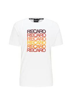 RECARO T-Shirt Spektrum | Herren Shirt, Rundhals | 100% Baumwolle | Made in Europe, Farbe:White, Größe:S von RECARO