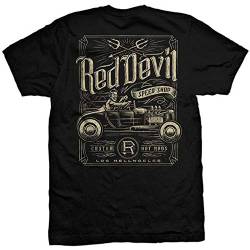 Red Devil Clothing Speed Shop/vorne und hinten, schwarz, Mittel von RED DEVIL CLOTHING