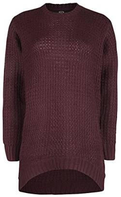 RED by EMP Damen dunkelroter Strickpullover 5XL von RED by EMP