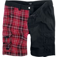 Short für Männer  schwarz "Karoshorts mit Taschen" von RED by EMP von RED by EMP
