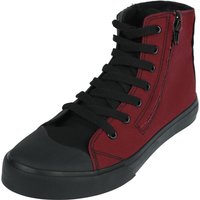 Sneaker high   schwarz/grau/rot "RED by EMP" von RED by EMP von RED by EMP