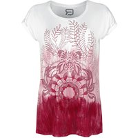 T-Shirt für Damen  bordeaux "Farbverlauf T-Shirt mit Mandala Print" von RED by EMP von RED by EMP