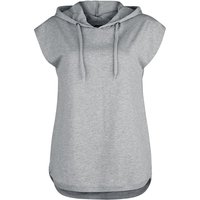 T-Shirt für Damen  grau meliert "Sleeveless Hoodie" von RED by EMP von RED by EMP