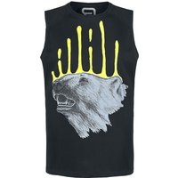 Tank-Top für Männer  schwarz "Neon Animals" von RED by EMP von RED by EMP