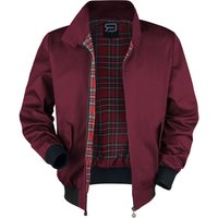 Übergangsjacke für Männer  bordeaux "Larger Than Life Bomber Jacket" von RED by EMP von RED by EMP