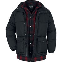 Winterjacke für Männer  schwarz "Jacke in Double Layer Optik" von RED by EMP von RED by EMP