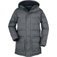 Wintermantel für Männer  grau meliert "Padded wintercoat" von RED by EMP von RED by EMP