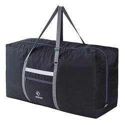 REDCAMP 100L Faltbare Extra Große Seesack 78,9 cm, Leichte Reisetasche mit verstellbarem Riemen für Männer und Frauen, Schwarz von REDCAMP