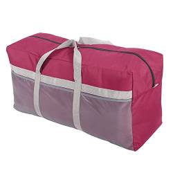 REDCAMP Robuste, extra große Reisetasche, leicht, 900D Oxford-Tuch, 101L wasserabweisend, Reisetasche, faltbar für Männer und Frauen, rot von REDCAMP
