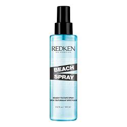 Redken Texturierendes Haarspray für alle Haartypen, Meersalzfreie Formulierung, Für einen zerzausten, matten Strandlook, Beach Spray, 1 x 125 ml von REDKEN