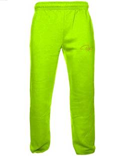 REDRUM Jogginghose Sweatpants Casual Pant Plain schwarz anthrazit grau bis Größe 4XL (M, Neon Grün) von REDRUM