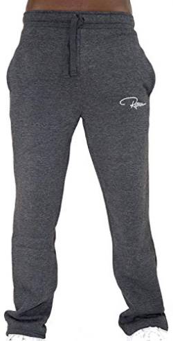 REDRUM Jogginghose Sweatpants Sport Fitness Casual - Modell Plain - in Schwarz Anthrazit Grau (XL, Anthrazit) von REDRUM