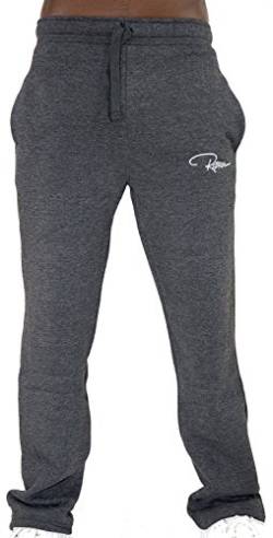 REDRUM Plain Pant Hose Jogginghose Sweatpant Freizeithose Sporthose (Farbe: Anthrazit, Größe: XL) von REDRUM