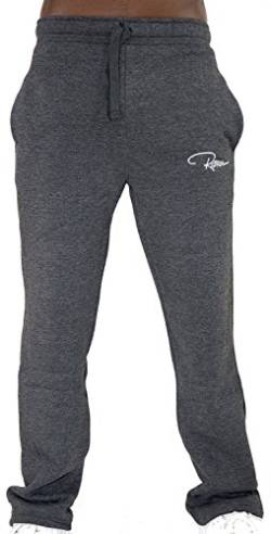 REDRUM Plain Trainingshose Jogginghose Sweatpants Fitness Sport Streetwear (3XL, Anthrazit) von REDRUM