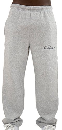 REDRUM Plain Trainingshose Jogginghose Sweatpants Fitness Sport Streetwear (3XL, Grau) von REDRUM
