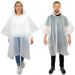 REDSTAR 2er Pack Regenponcho wasserdicht – Regenmäntel Damen und Herren – Wiederverwendbares Regencape für Erwachsene – Friesennerz, Fahrrad Regenbekleidung, Festival Gadget, Wandern Zubehör von REDSTAR