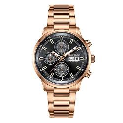 REEF TIGER Herren Multifunktional Automatik mit Roségold Armband RGA1659 (RGA1659-PBP) von REEF TIGER