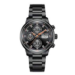 REEF TIGER Herren Multifunktional Automatik mit Schwarz Edelstahl Armband RGA1659 (RGA1659-BBOB) von REEF TIGER