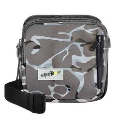 REEFLEXX Cross Bag: Farbenfrohe Camouflage-Tasche für Stil & Funktionalität im Alltag (Grey Camou) von REEFLEXX