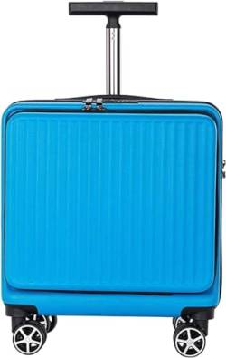 REEKOS Kabinenkoffer Koffer Rollkoffer Business Travel Boarding Case Hardside Gepäck 18 Zoll Passwort Box Koffer Praktisch Reisekoffer Handgepäck (Color : D, Size : 18in) von REEKOS