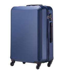 REEKOS Kabinenkoffer Koffer Rollkoffer Reisekoffer Gepäck Einfachheit Handgepäck Boarding Reise Hartschalengepäck Reisekoffer Handgepäck (Color : Blue, Size : 24in) von REEKOS