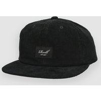 REELL Flat 6-Panel Cap black cord von REELL