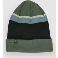 REELL Striped Beanie beetle green von REELL