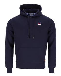 REFENCH Sweatshirts Hoodies für Herren – Langarm-Sweatshirt mit Tasche – Kapuzen-Sweatshirt aus Baumwolle für Herren - Dark Blue, XXL von REFENCH