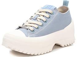 REFRESH - Damen-Sneaker mit Kordelzug, Farbe: Blau, Größe: 37, Jeans, 38 EU von REFRESH