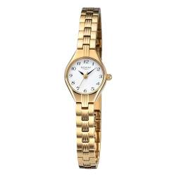 REGENT Damen Armbanduhr Analog Metallarmband Gold URF1470 Analoguhr von REGENT