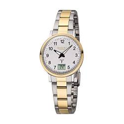 Regent Damen Analog-Digital Quarz Uhr mit Edelstahl Armband 12030086 von REGENT