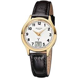 Regent Damen Analog Quarz Uhr mit Edelstahl Armband 12030074 von REGENT