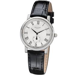 Regent Damen Analog Quarz Uhr mit Leder Armband 12111161 von REGENT