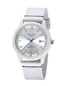 Regent Herren Analog Quarz Uhr mit Ocean-Plastic Armband 11110922 von REGENT