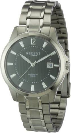 Regent Herren-Armbanduhr XL Analog Titan 11090283 von REGENT